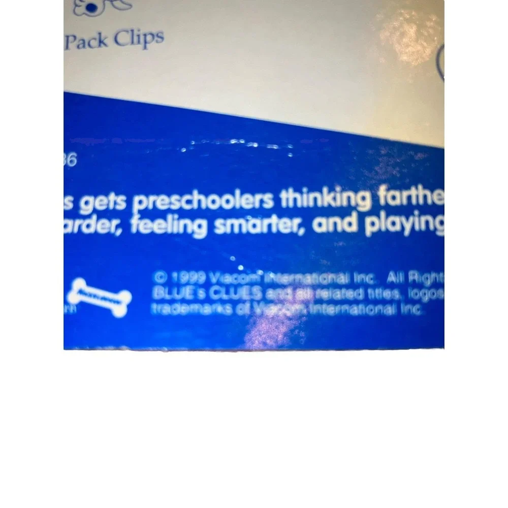 Vintage 1999 Blue Clues Party Favors Pack Of 8  Wristband Ink Stampers BRAND NEW